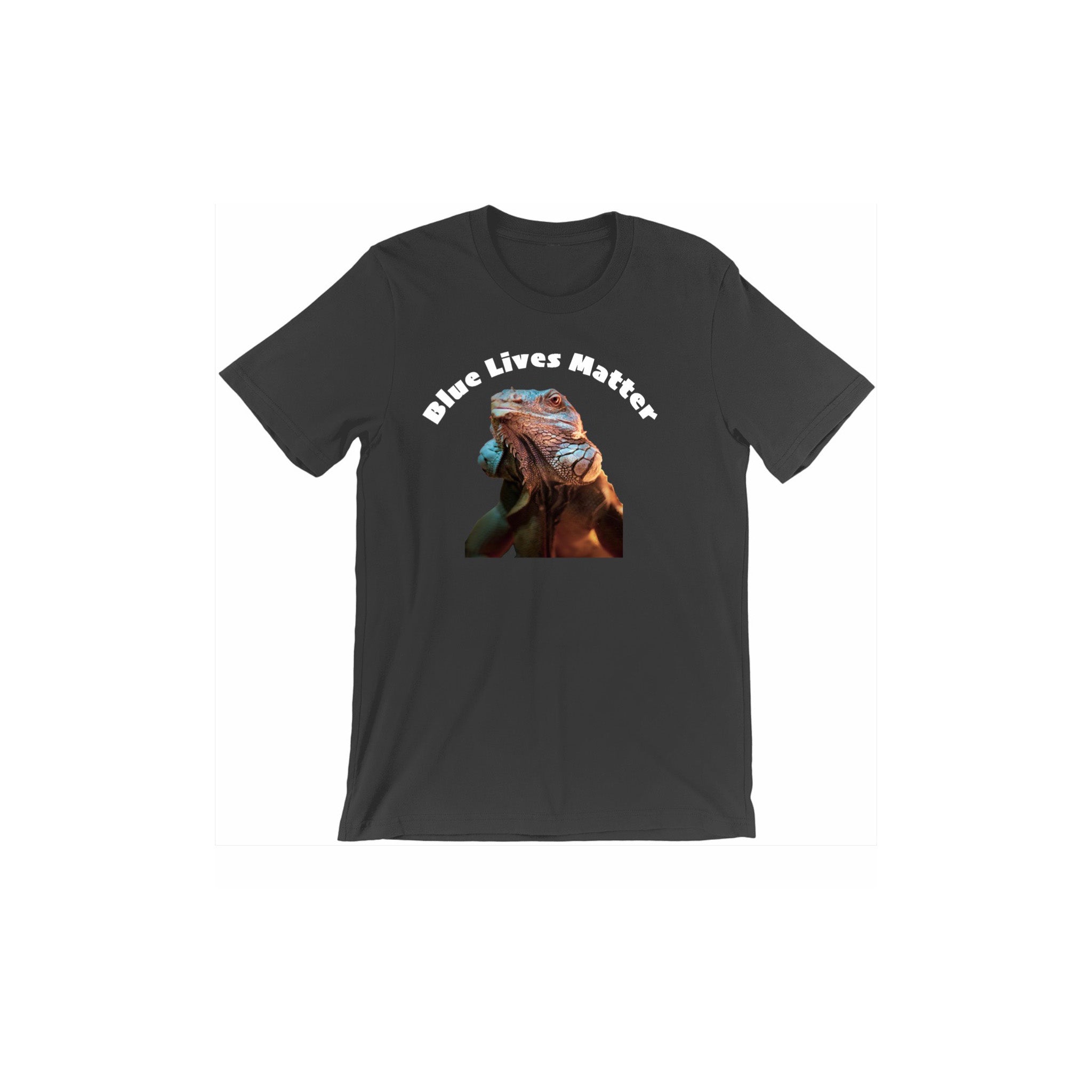Blue Iguana Lives Matter - Black